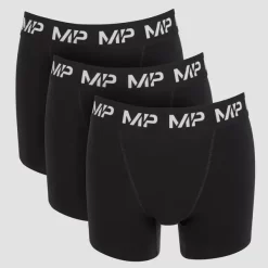 MP Boxershort Voor Heren - Zwart (3 Stuks)