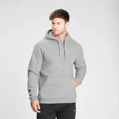 MP Men's Essentials Hoodie - Classic Grey Marl