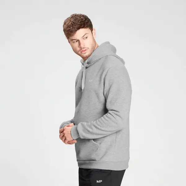 MP Men's Essentials Hoodie - Classic Grey Marl 4 MP Men's Essentials Hoodie - Classic Grey Marl - Afbeelding 4