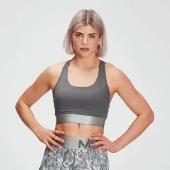 MP Adapt Getextureerde Sportbeha - Carbon