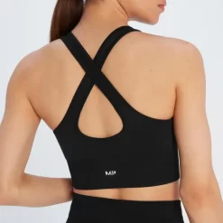 MP Women's Shape Naadloze Kruisband Sport Beha - Zwart -Beste Sportkleding 12698516 1575049068415684