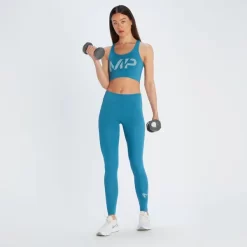 MP Essentials Sportbeha Met Print - Pilot Blue -Beste Sportkleding 12715404 1635049069177015