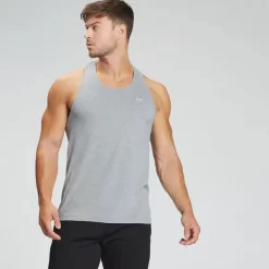 MP Men's Essentials Stringer Vest - Classic Grey Marl