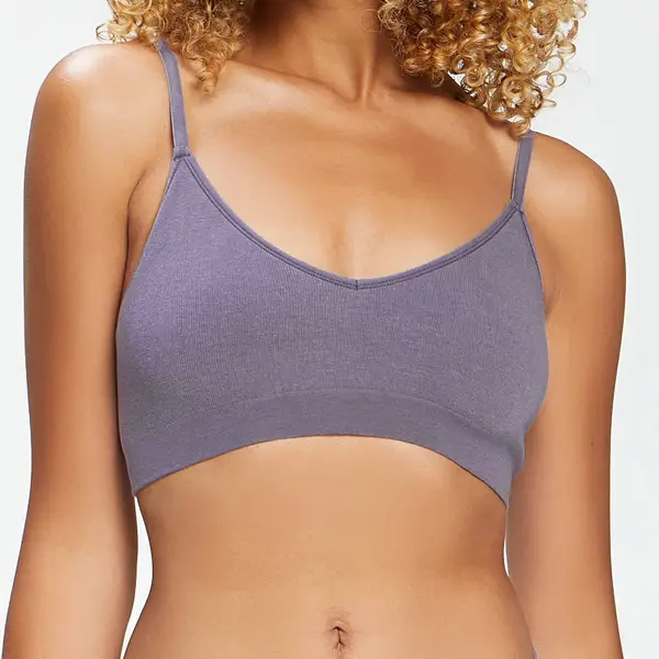 MP Vrouwen Composure Naadloze V-Hals Bralette - Smokey Paars 1 MP Vrouwen Composure Naadloze V-Hals Bralette - Smokey Paars