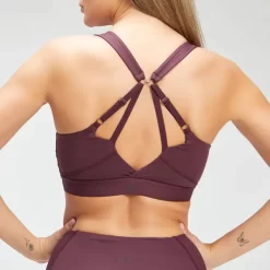 MP Power Ultra Sportbeha Voor Dames - Port/Zwart