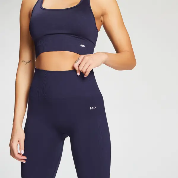 MP Vrouwen Shape Naadloze 7/8 Legging - Navy 4 MP Vrouwen Shape Naadloze 7/8 Legging - Navy - Afbeelding 4