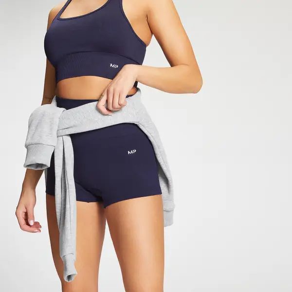 MP Vrouwen Shape Naadloze Booty Shorts - Navy 4 MP Vrouwen Shape Naadloze Booty Shorts - Navy - Afbeelding 4