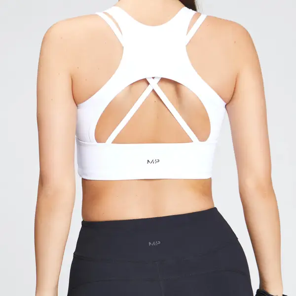 MP Women's Power Longline Sportbeha - Wit 5 MP Women's Power Longline Sportbeha - Wit - Afbeelding 5