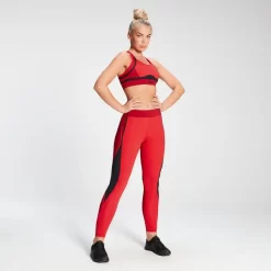 MP Women's Engage Colour Block Convertible Sports Bra - Danger/Wine -Beste Sportkleding 12783066 1534892025275835