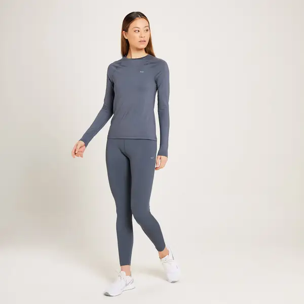 MP Linear Mark Sportshirt Met Lange Mouwen Voor Dames - Grafietzwart 3 MP Linear Mark Sportshirt Met Lange Mouwen Voor Dames - Grafietzwart - Afbeelding 3