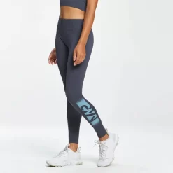 MP Graffiti Graphic Training Legging Voor Dames - Grafietgrijs