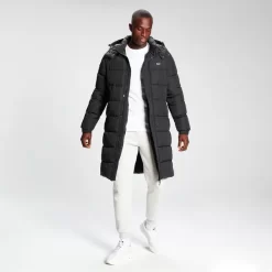 MP Men's Long Puffer Jacket - Black -Beste Sportkleding 12856385 2804889991419814