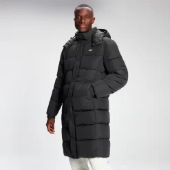 MP Men's Long Puffer Jacket - Black