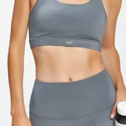 MP Dames Sportbeha Composure Twist Back - Carbongrijs -Beste Sportkleding 12856886 8425055026424711