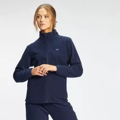 MP Women's Essential Fleece Zip Through Jacket - Navy