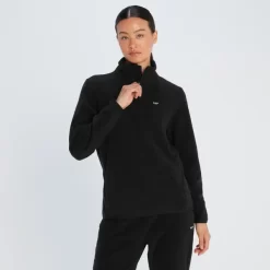 MP Women's Essential 1/4 Zip Fleece - Zwart