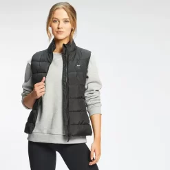 MP Outerwear Lichtgewicht Gewatteerde Bodywarmer Voor Dames - Zwart