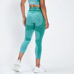 MP Women's Curve 3/4 Leggings - Energy Green -Beste Sportkleding 12899412 1544900588786827