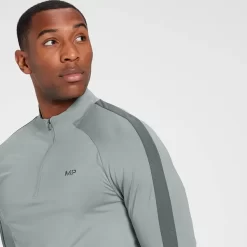MP Tempo Shirt Met Kwartrits Voor Heren - Storm -Beste Sportkleding 13111197 3364909885253565