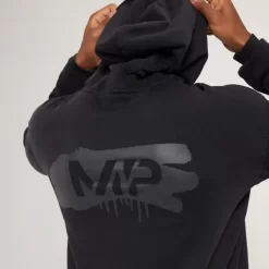 MP Adapt Hoodie Met Verwassen Finish Voor Heren - Zwart -Beste Sportkleding 13112514 9844933231712379