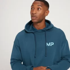 MP Adapt Hoodie Met Verwassen Finish Voor Heren - Stofblauw -Beste Sportkleding 13112523 1684933223024037