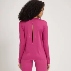 MP Power Ultra T-shirt Met Lange Mouwen Voor Dames - Sangria 7 MP Power Ultra T-shirt Met Lange Mouwen Voor Dames - Sangria -Beste Sportkleding 13118053 1464936397243289