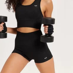 MP Curve Booty Short Met Hoge Taille Voor Dames - Zwart -Beste Sportkleding 13121305 2594915096016031