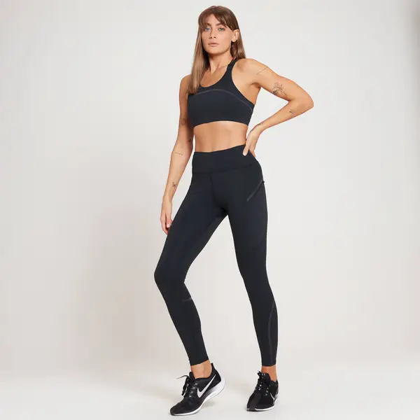 MP Velocity Ultra Sportbeha Met Gekruiste Rugbandjes Voor Dames - Zwart 3 MP Velocity Ultra Sportbeha Met Gekruiste Rugbandjes Voor Dames - Zwart - Afbeelding 3