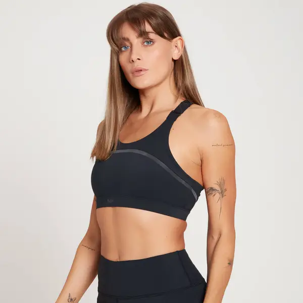 MP Velocity Ultra Sportbeha Met Gekruiste Rugbandjes Voor Dames - Zwart 2 MP Velocity Ultra Sportbeha Met Gekruiste Rugbandjes Voor Dames - Zwart - Afbeelding 2