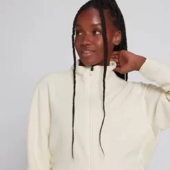 MP Essential Fleecejack Met Rits Over De Hele Lengte Voor Dames - Ecru -Beste Sportkleding 13139410 1734971367926735