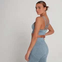 MP Dynamic Training Naadloze Sportbeha - IJsblauw