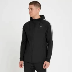 MP Tempo Hoodie Met Rits Over De Hele Lengte Voor Heren - Zwart