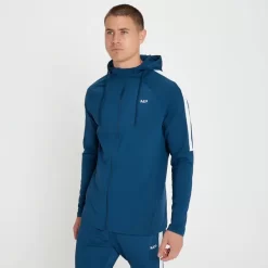 MP Tempo Hoodie Met Rits Over De Hele Lengte Voor Heren - Felblauw