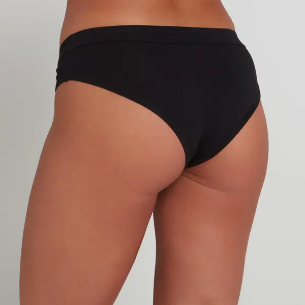 MP Katoenen String - Zwart 2 MP Katoenen String - Zwart - Afbeelding 2