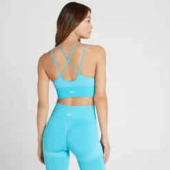 MP Impact Scrunch Naadloze Sportbeha - Rivierblauw -Beste Sportkleding 13636861 1485000048501115