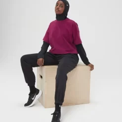 MP Adapt Cropped T-shirt Voor Dames - Donkerpaars -Beste Sportkleding 13809306 8795029449273993