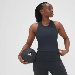 MP Adapt Hemd Van Ribstof Voor Dames - Zwart