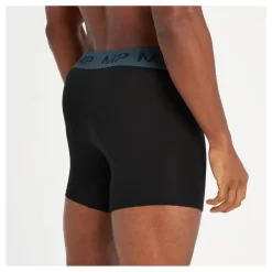 MP Gekleurde Boxershorts Met Tailleband Voor Heren (3-delig) Zwart/Rookblauw/Kiezelblauw/Schemergrijs -Beste Sportkleding 13844089 1355011273600602