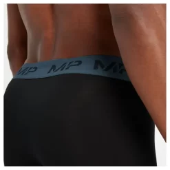 MP Gekleurde Boxershorts Met Tailleband Voor Heren (3-delig) Zwart/Rookblauw/Kiezelblauw/Schemergrijs -Beste Sportkleding 13844089 6885011273667445