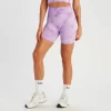 MP Shape Naadloze Fietsshort Voor Dames - Paarse Tie-dye