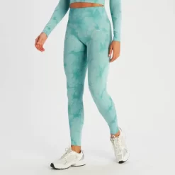 MP Shape Naadloze Legging Voor Dames - Schemerblauwe Tie-dye