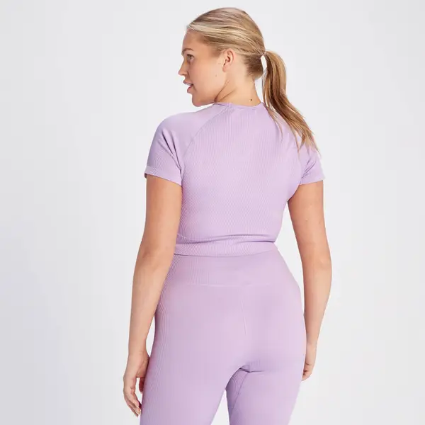 MP Tempo Croptop Van Ribstof Voor Dames - Fel-lila 2 MP Tempo Croptop Van Ribstof Voor Dames - Fel-lila - Afbeelding 2