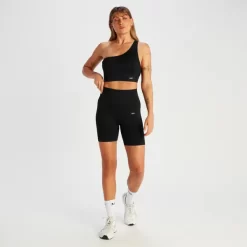 MP Tempo Naadloze Asymetrische Beha Van Ribstof - Zwart -Beste Sportkleding 14021581 4835056651979898