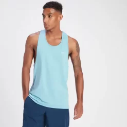 MP Men's Velocity Stringer Vest - Sky Blue