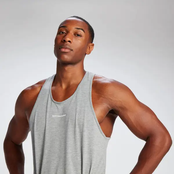 MP Originals Sporthemd Met Halternek Voor Heren - Stormgrijs Gemêleerd 4 MP Originals Sporthemd Met Halternek Voor Heren - Stormgrijs Gemêleerd - Afbeelding 4