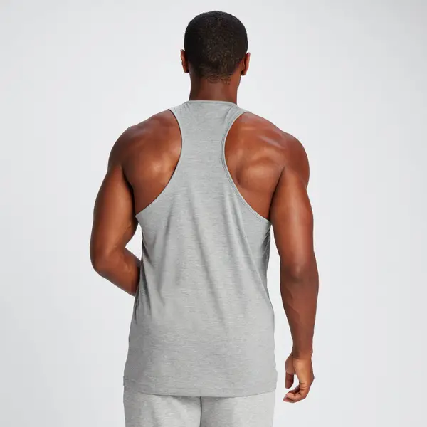 MP Originals Sporthemd Met Halternek Voor Heren - Stormgrijs Gemêleerd 2 MP Originals Sporthemd Met Halternek Voor Heren - Stormgrijs Gemêleerd - Afbeelding 2